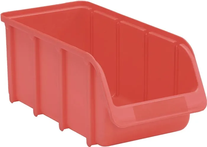 Sichtlagerkasten L318/286xB146xH127mm PP rot stapelbar HÜNERSDORFF VE: 18St.