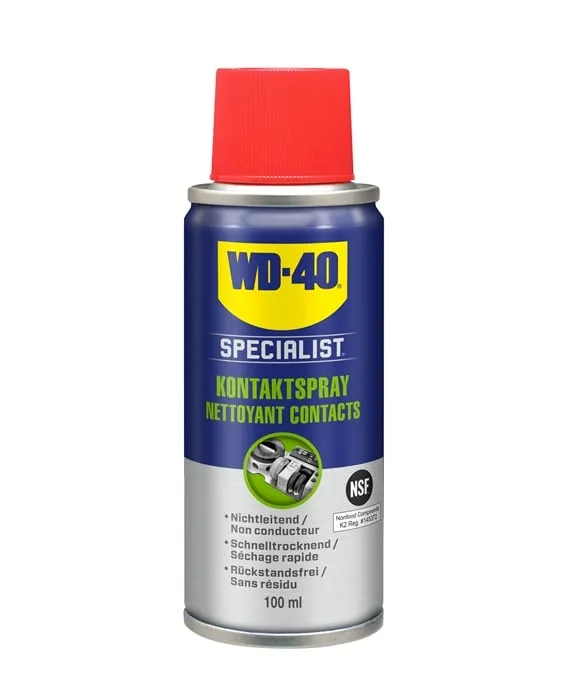 Kontaktspray 400ml Zulassung NSF K2 Spraydose Smart Straw™ WD-40 SPECIALIST VE: 12St.