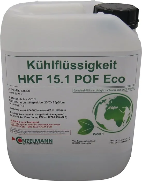 Kühlmittel HKF 15.1 POF ECO 10kg Kanister Frostschutz b.-15GradC CONZELMANN