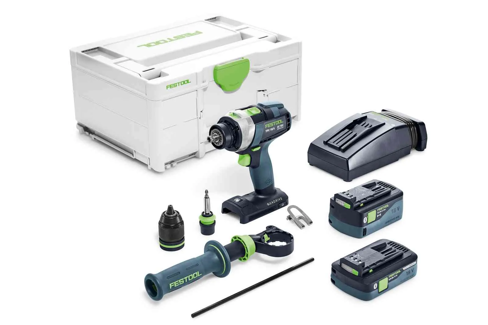 Festool Akku-Schlagbohrschrauber QUADRIVE TPC 18/4 5,0/4,0 I-Plus - 577651