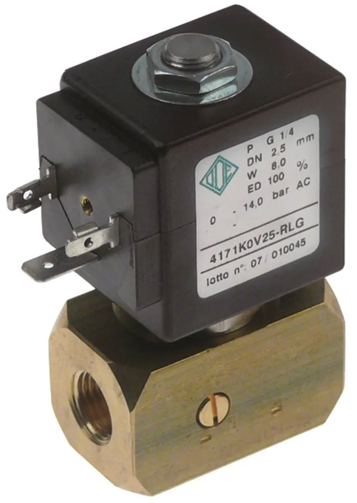 ODE 4171-F44 Magnetventil für Kaffeemaschine Conti CLUB aus Messing AC