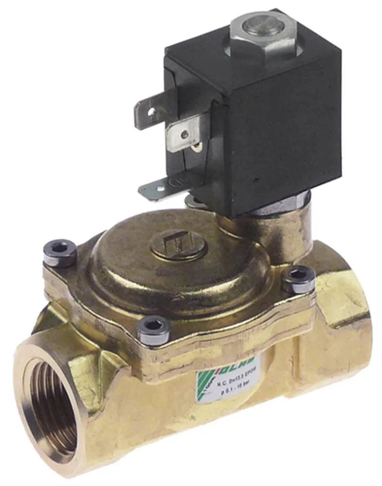 Ambach Magnetventil für Kochkessel GNKG-150EIII Messing 2-Wege DN 13,5