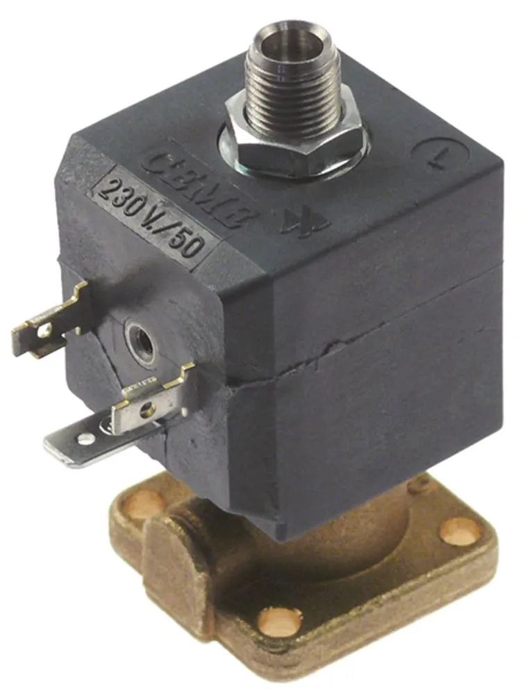 CEME Magnetventil Messing 2-Wege 15bar 50Hz Länge 34mm Serie 62 230VAC