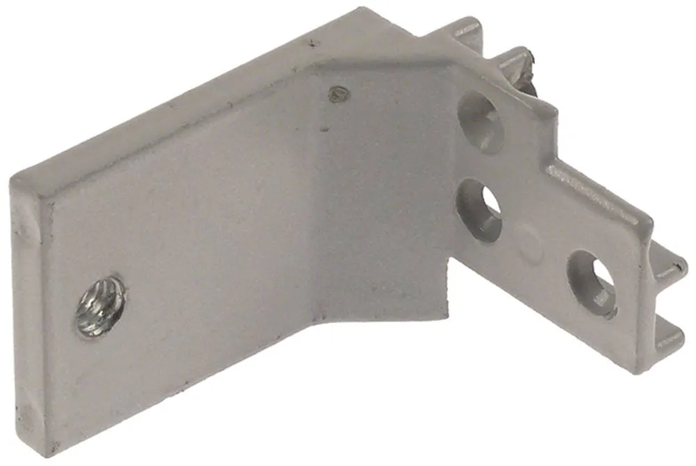 ISA Halter für Scharnier Tür für Scharnier EP links Aluminium