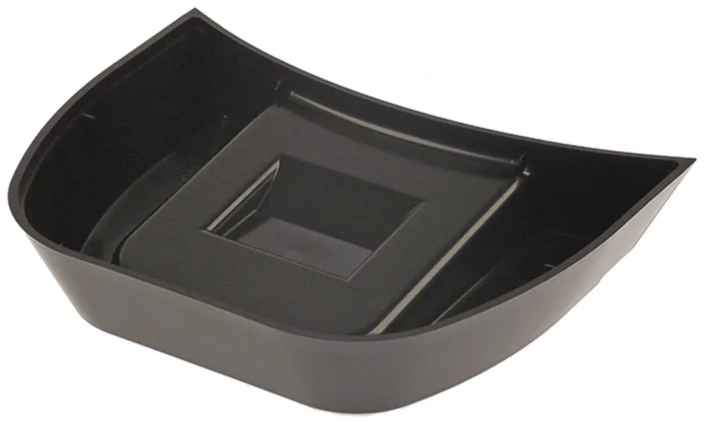 Tropfschale für Ugolini Breite 135mm Länge 168mm Höhe 35mm schwarz