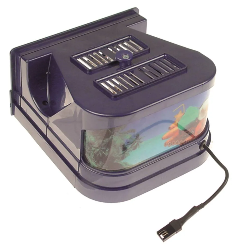 Deckel für Getränkespender CAB blau mit Lampe mit Getriebemotor