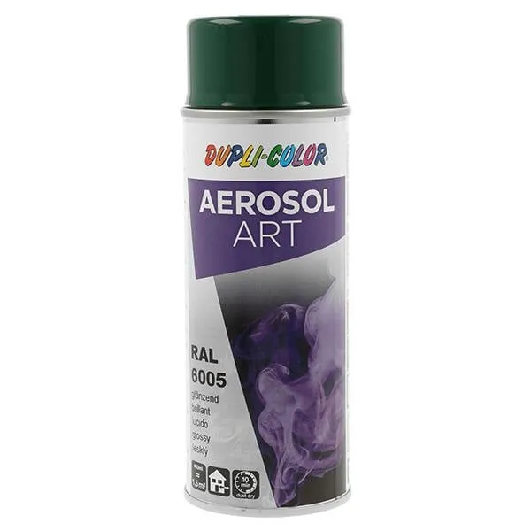 Buntlackspray AEROSOL Art moosgrün glänzend RAL 6005 400ml Spraydose VE: 6St.