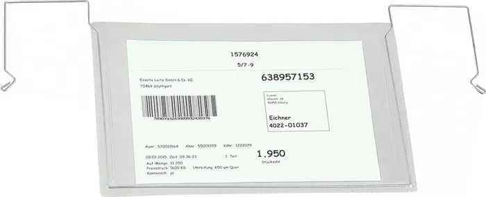 Dokumententasche B280xH180mm DIN A5 quer m.flex.Drahtbügel EICHNER VE: 10St.