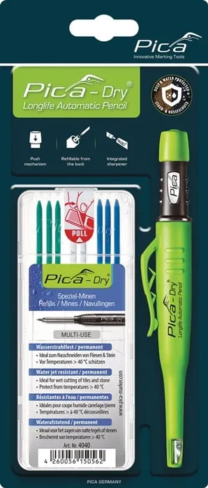 Bau-/Tieflochmarker Pica-Dry Farbe sortiert +Minenset 4000 871 854 PICA