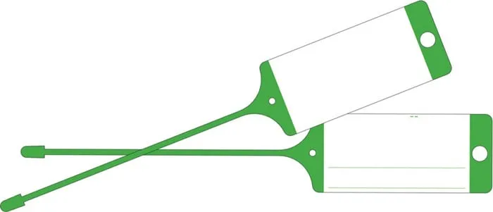 Warenanhänger grün neutral 100St./Karton EICHNER