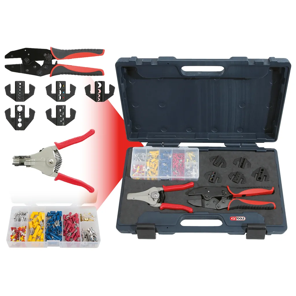 KS Tools Automatik-Crimpwerkzeug-Satz, 283-tlg - 115.1400