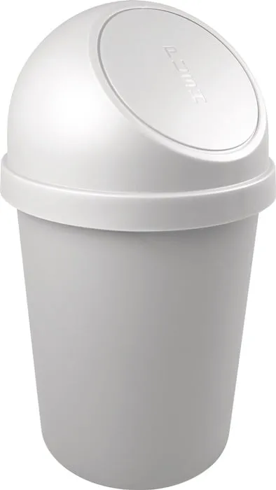 Abfallbehälter H700xØ403mm 45l lichtgrau HELIT