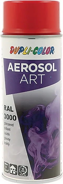 Buntlackspray AEROSOL Art feuerrot glänzend RAL 3000 400ml Spraydose VE: 6St.