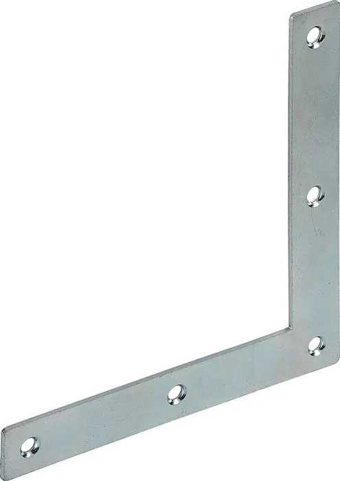 Eckwinkel L.100x100mm B.15mm S.1,5mm STA roh blau verz.VORMANN VE: 20St.