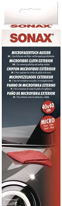 MicrofaserTuch rot L400xB400mm SONAX VE: 6St.