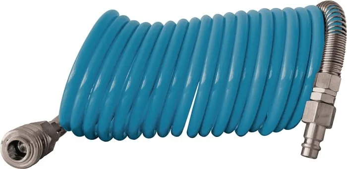 Spiralschlauchset ID 4mm AD 6mm L.2,5m Kuppl.DN 7,2 PA12 EWO