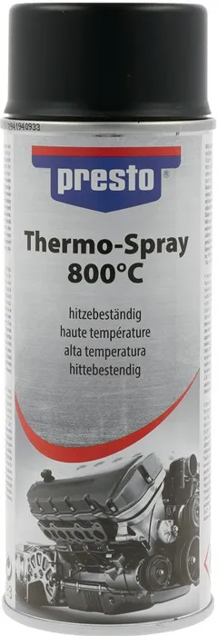 Thermo-Lackspray Profi 800GradC schwarz 400 ml Spraydose PRESTO VE: 6St.