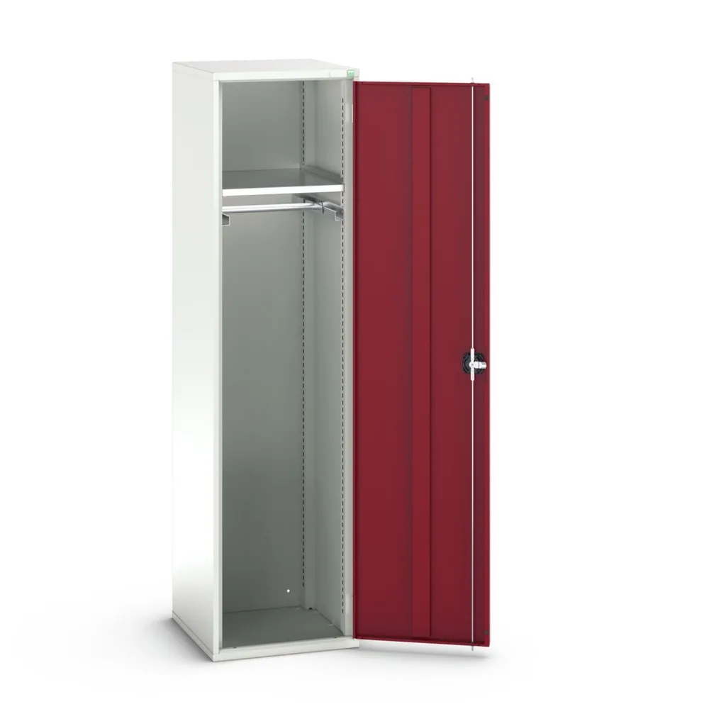 bott verso Garderobenschrank, mit 1 Fachboden und 1 Kleiderstange, BxTxH: 525 x 550 x 2000 mm