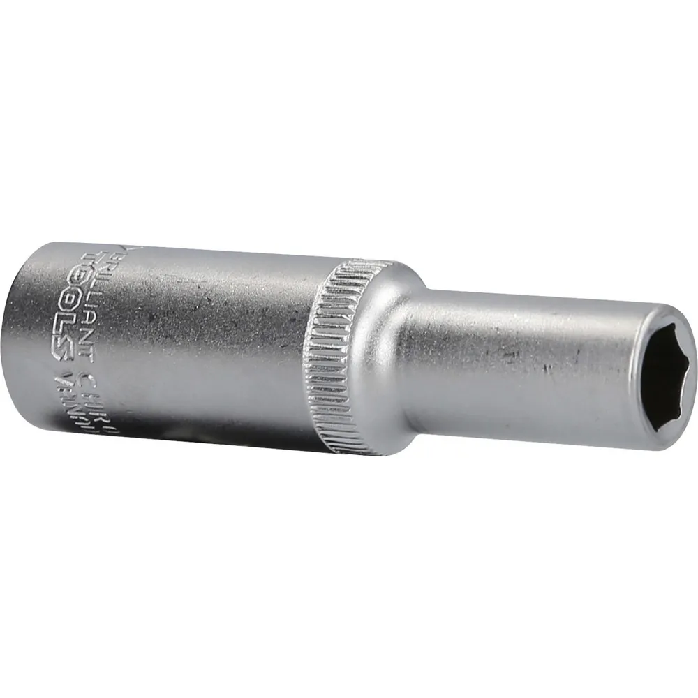 BRILLIANT TOOLS 1/2" Sechskant-Stecknuss, lange Ausführung, 10 mm