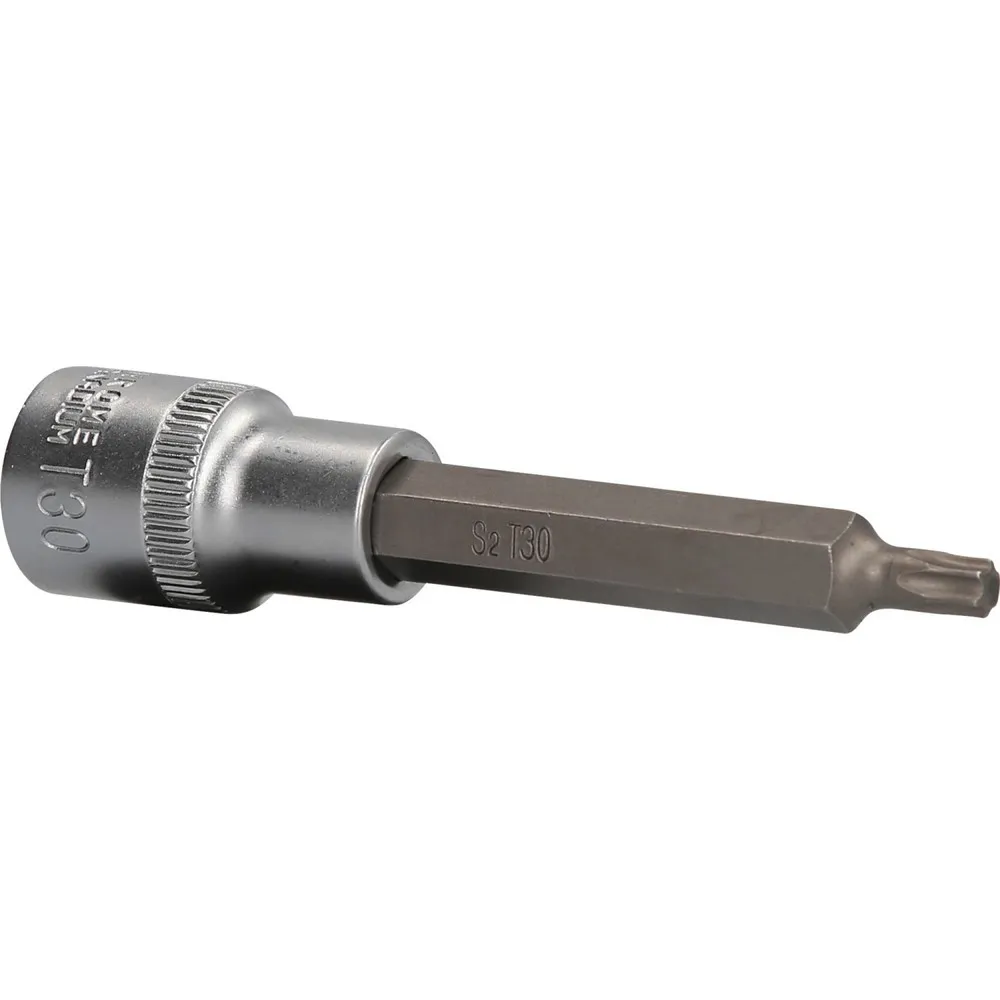 BRILLIANT TOOLS 1/2" Torx-Bit-Stecknuss, 100 mm lang, T30