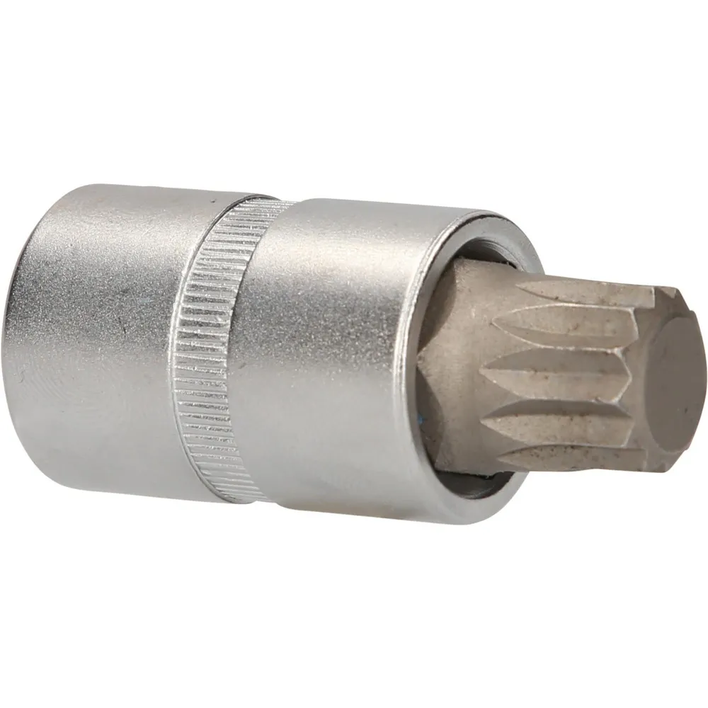 BRILLIANT TOOLS 1/2" Vielzahn-Bit-Stecknuss, 55 mm lang, M16