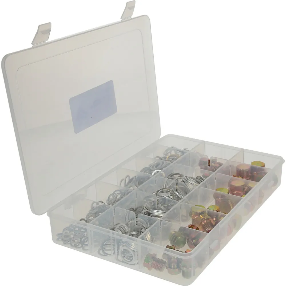 BRILLIANT TOOLS Ölablassschrauben und Dichtungen-Sortiment, 543-tlg