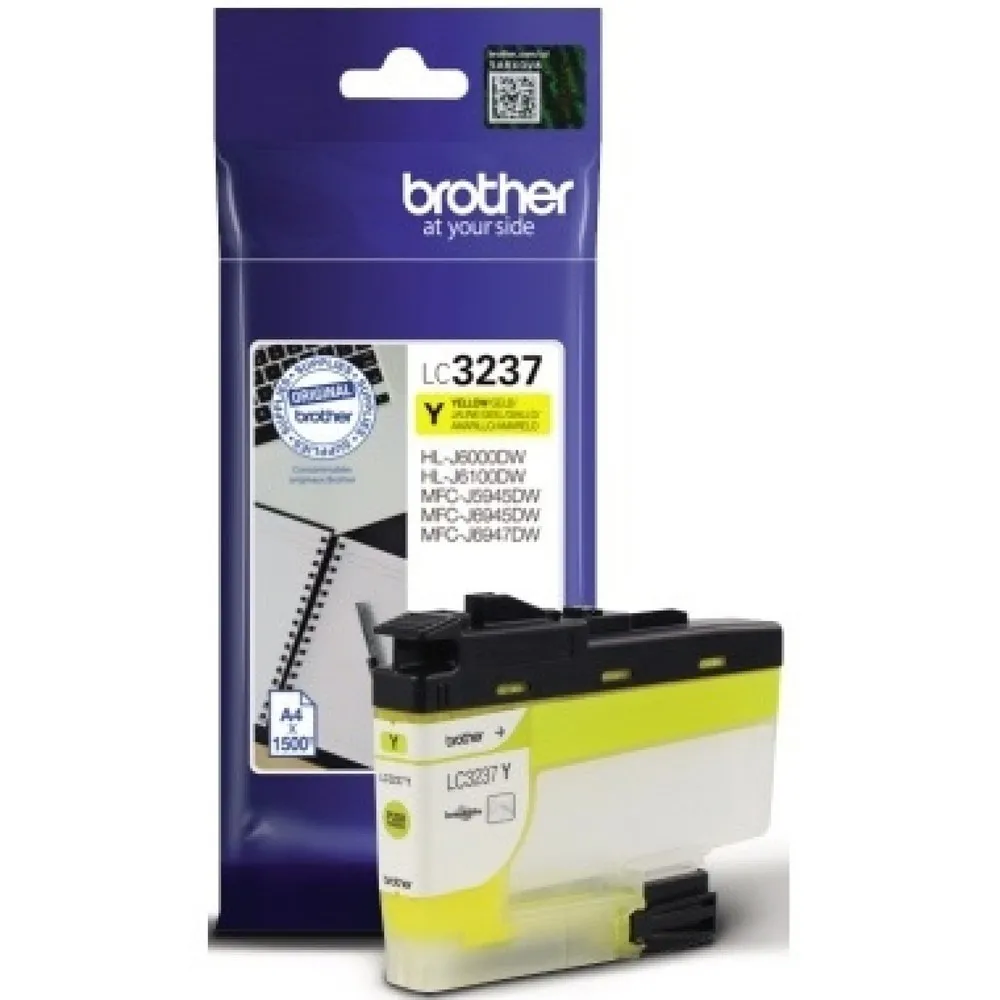 Brother Tintenpatrone LC3237Y 1.500Seiten gelb