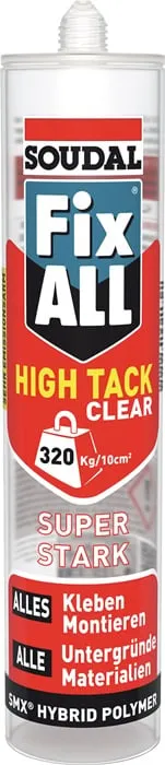 1K-Hybrid-Polymer Fix All HT transp.305g Kartusche SOUDAL VE: 12St.