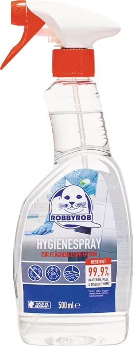 Flächendesinfektionsmittel 500ml Sprühflasche ROBBYROB VE: 12St.