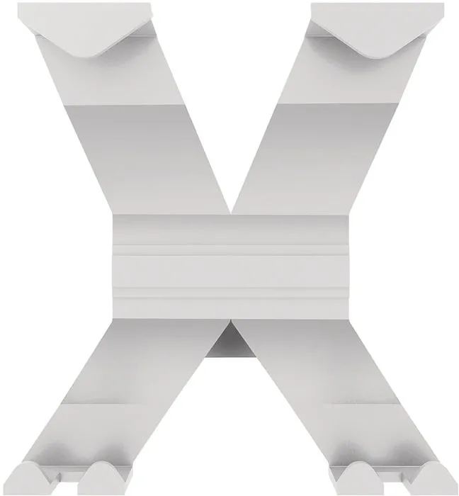 Wandgarderobe Alu.4HakenLänge 170mm signalweiß