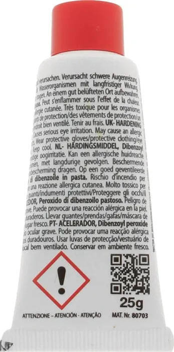 Härter f.presto 2K-Spachtelmassen rot 25g Tube PRESTO