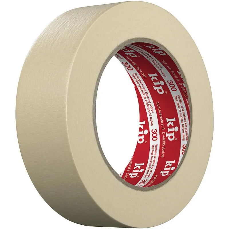 Feinkreppklebeband KIP 300 MASKING-TEC® – natur 36 mm x 50 m