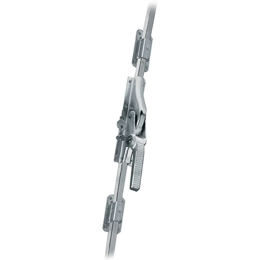 FUHR Tortreibriegel 902, Leichtmetall, DIN links/ rechts verzinkt, Vierkantstange 10x10 mm