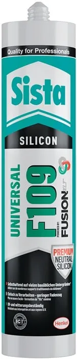 Silikondichtstoff F109 Fusion transp.300 ml Kartusche SISTA VE: 12St.