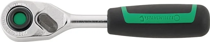 Bit-/Hebelumschaltknarre 419 B QR 1/4 Zoll m.Ausdrückf. L.117mm 80 Z.STAHLWILLE