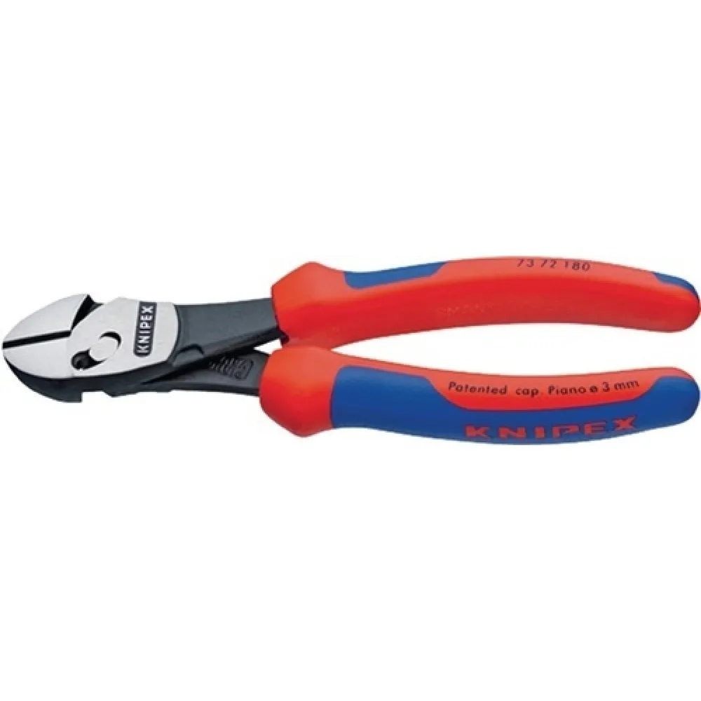 Hochleistungsseitenschneider TwinForce® DIN ISO 5749 L.180mm pol.2K-Hülle KNIPEX