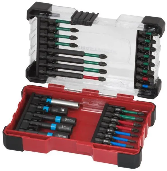 Kraftwerk Bit Box Profi Impact Control 1/4 Zoll Satz 29 teilig
