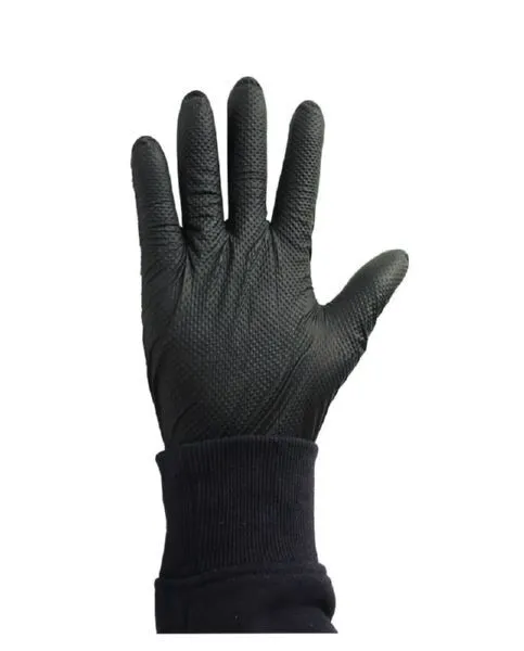 Kraftwerk Nitril Handschuhe Gogrip PRO Größe XL schwarz 50 Stück