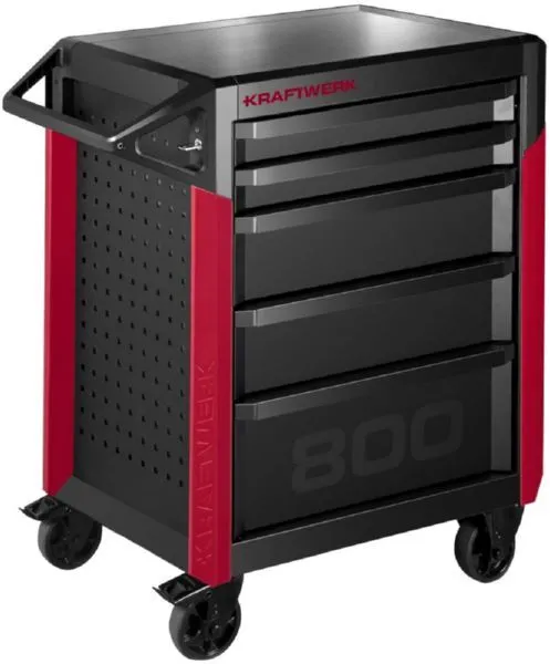Kraftwerk PRO LINE Werkstattwagen PT800 5 Schubladen