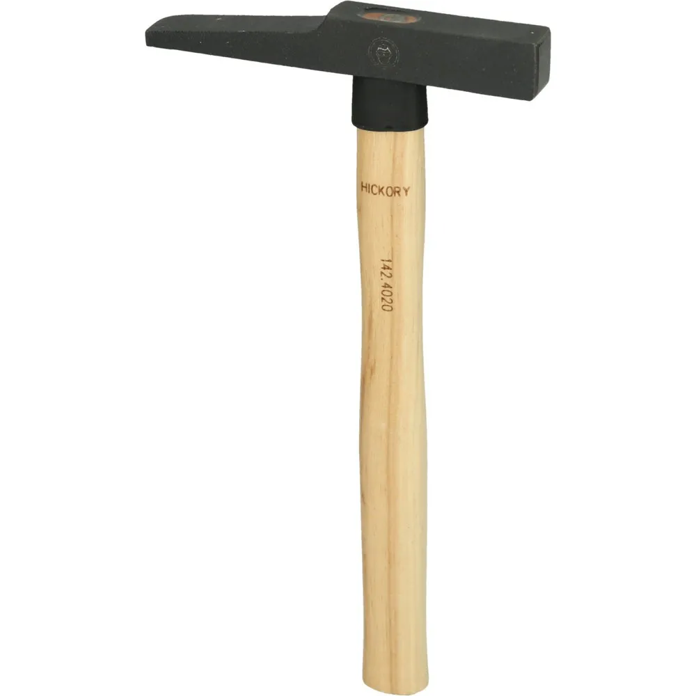 KS TOOLS Elektrikerhammer, französische Form, Hickory-Stiel, 200g