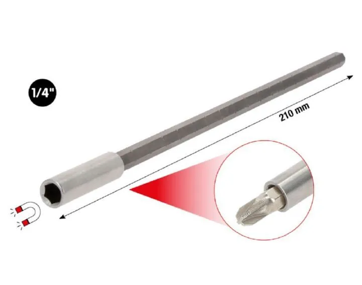 KS Tools Bithalter Gesamtlänge 210 mm 1/4 Zoll