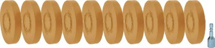 KS Tools KFZ Gummi Radierteller 88 mm 10er Pack (Inhalt: 10 Packung - 6.13 € / 1 Packung)