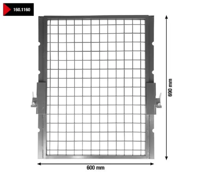 KS Tools performance Schutzgitter für 50 t Hydraulik Werkstattpresse