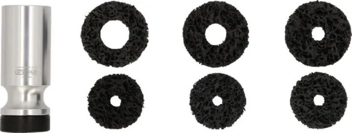 KS Tools Stehbolzen Radnabenschleifer Satz Durchmesser 50 / 60 mm 7 Teile