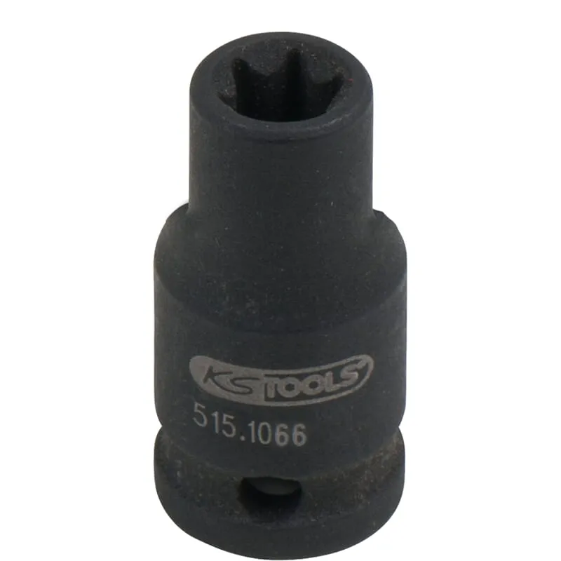 KS-Tools 515.1066 1/4" TX-E-Kraft-Stecknuss, kurz,