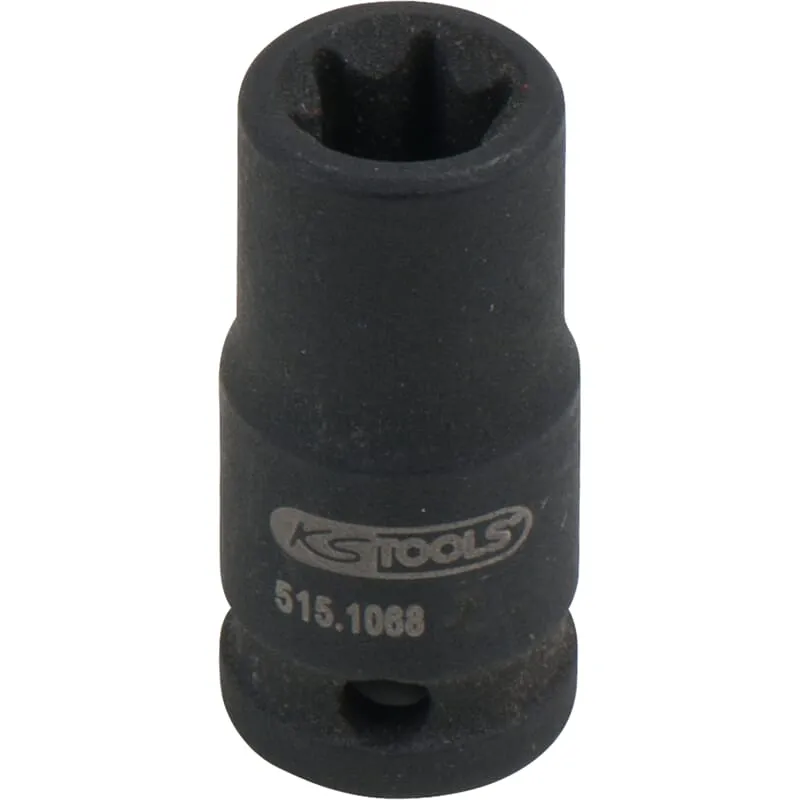 KS-Tools 515.1068 1/4" TX-E-Kraft-Stecknuss, kurz,