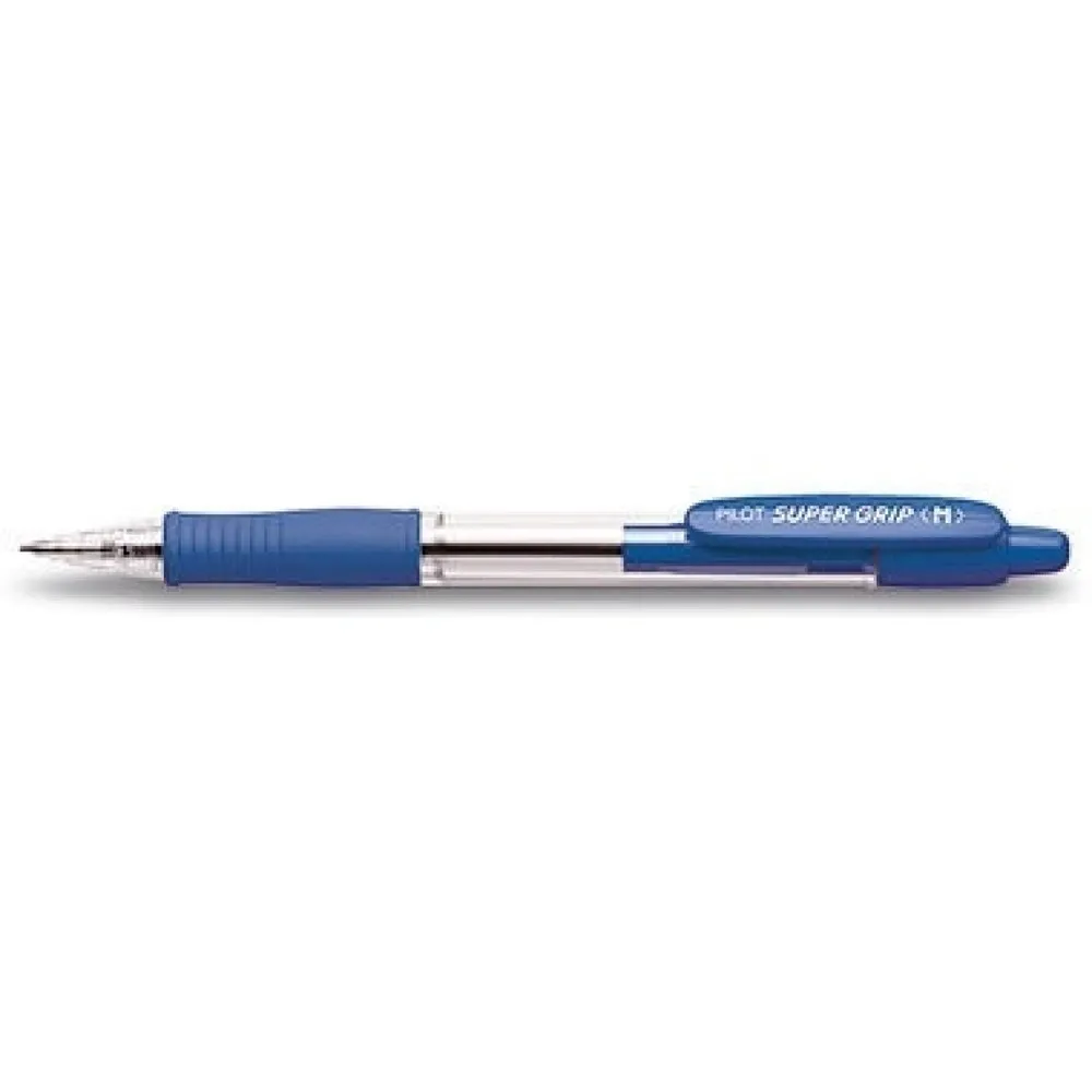 PILOT Druckkugelschreiber SUPER GRIP M 2030003 0,4mm blau
