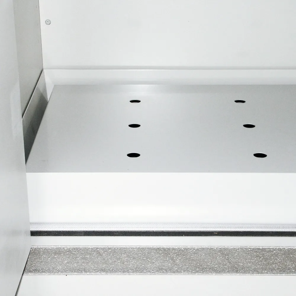 Lochblecheinsatz für PRIORIT Sicherheitsschrank Typ 90, Stahlblech, BxT 1.086 x 442 mm