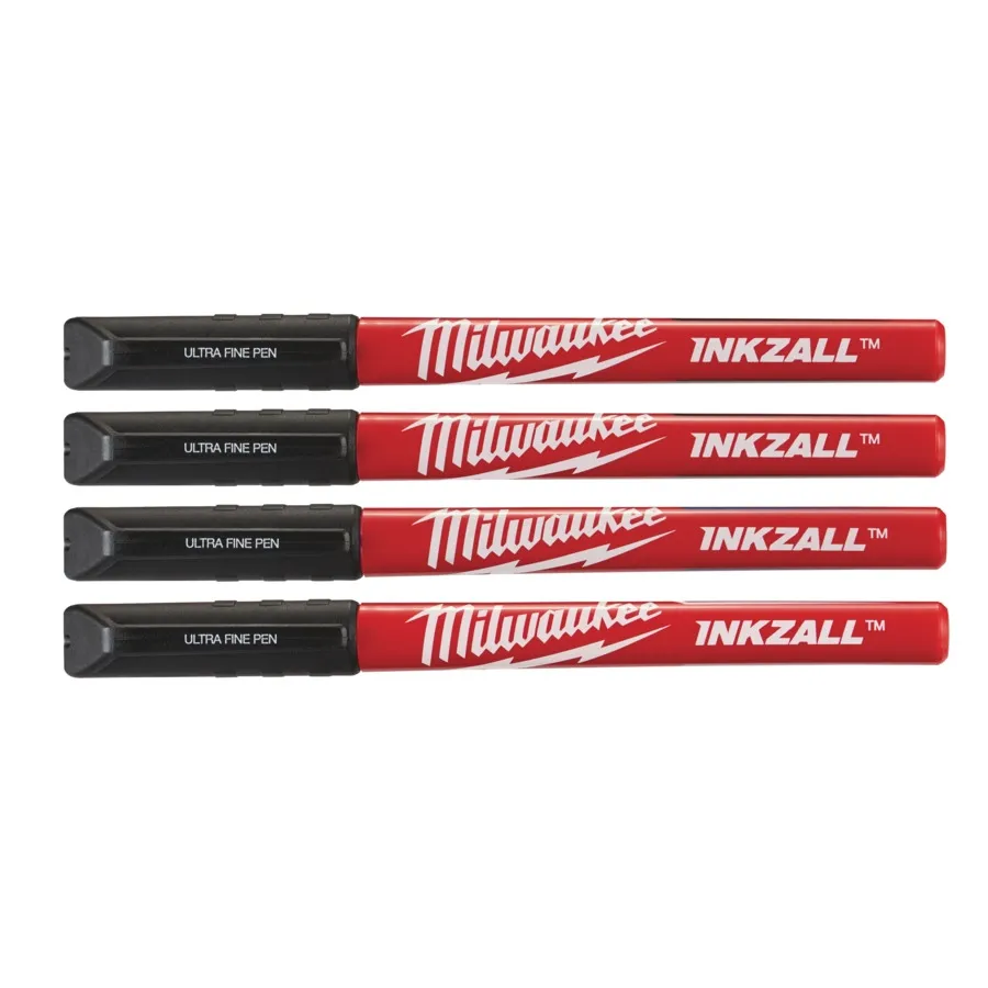 Milwaukee INKZALL Fineliner schwarz, 4 St.