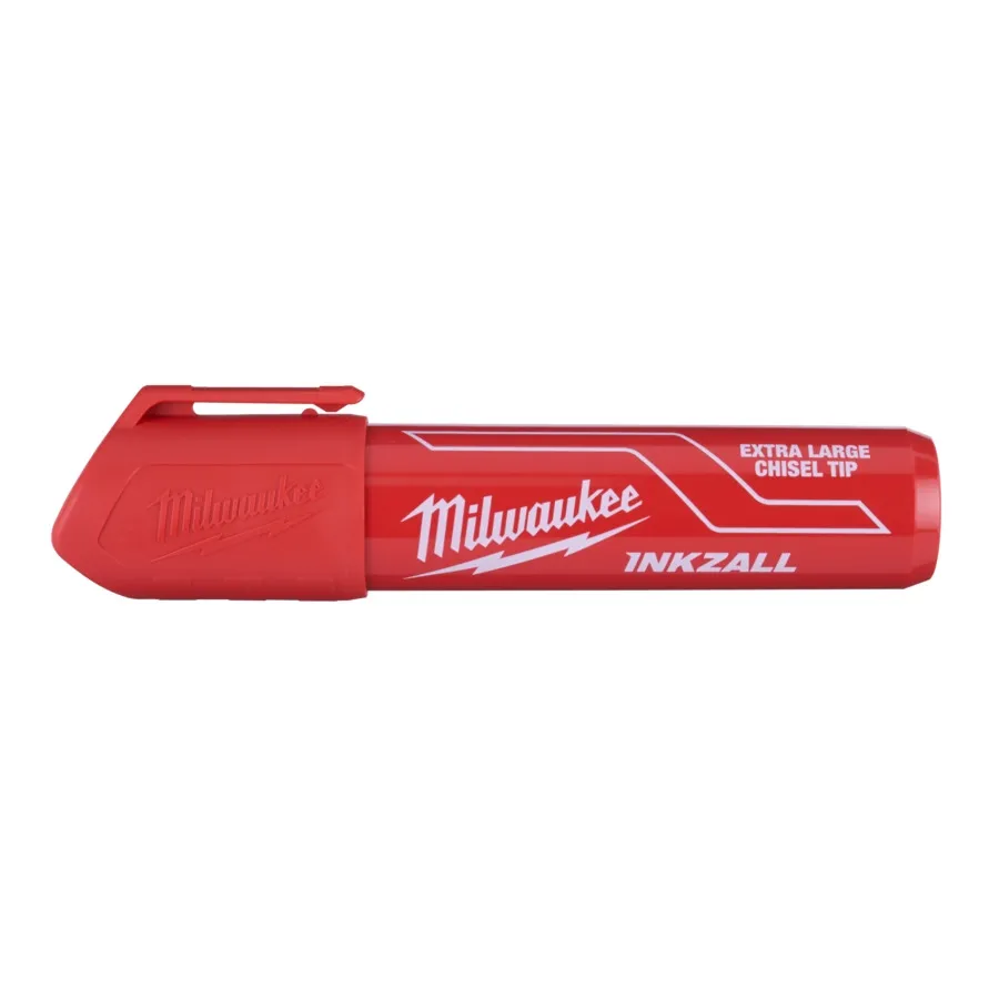 Milwaukee INKZALL Permanentmarker Keilspitze XL rot